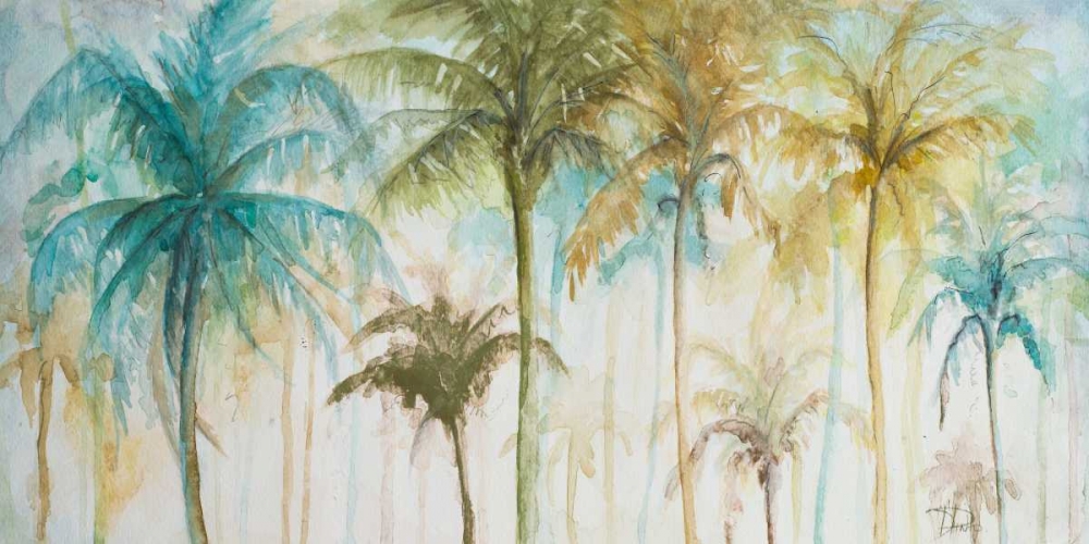 Watercolor Palms art print by Patricia Pinto for $57.95 CAD