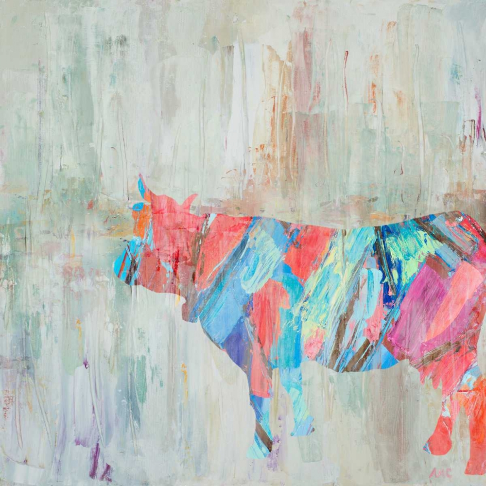 Muted Rhizome Cow art print by Ann Marie Coolick for $57.95 CAD