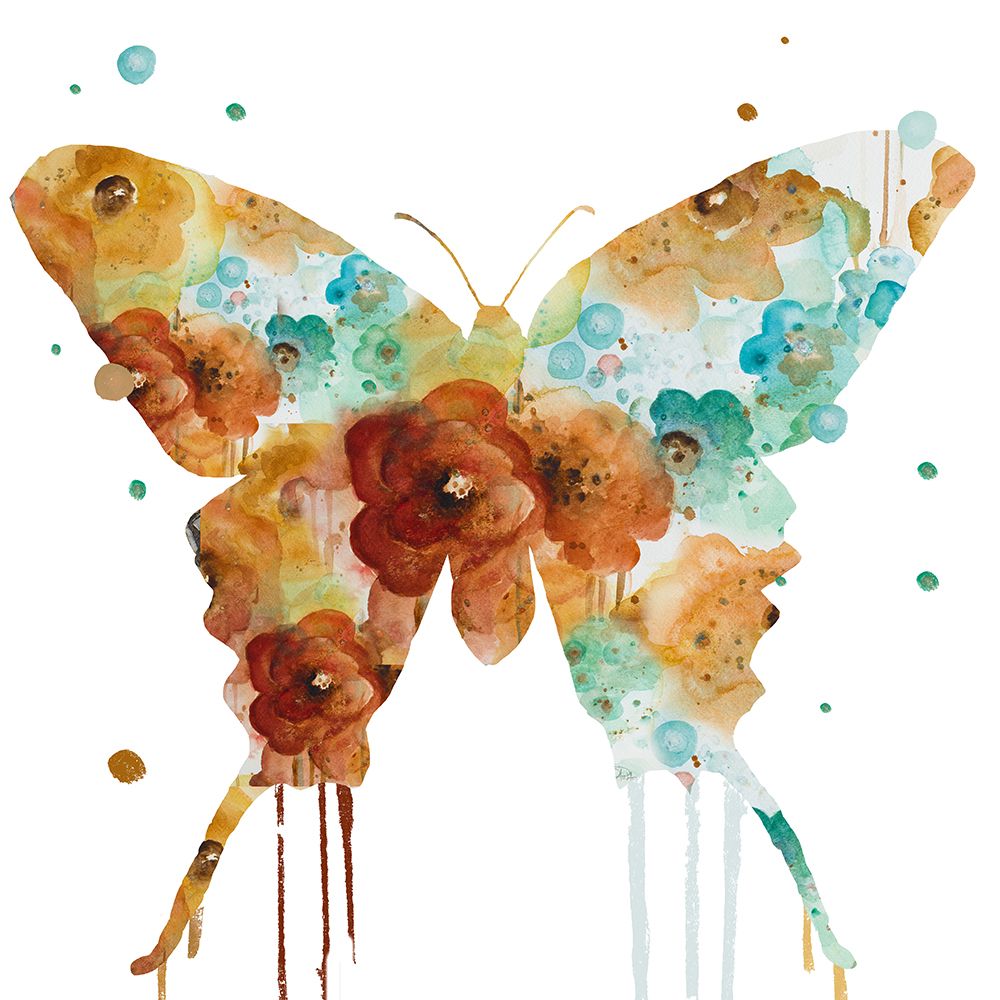 Mis Flores Butterfly I art print by Patricia Pinto for $57.95 CAD