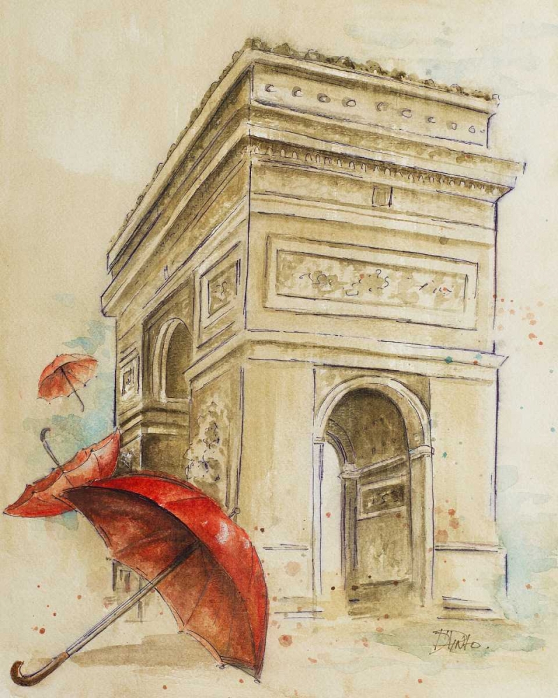 Arc Du Triomphe art print by Patricia Pinto for $57.95 CAD