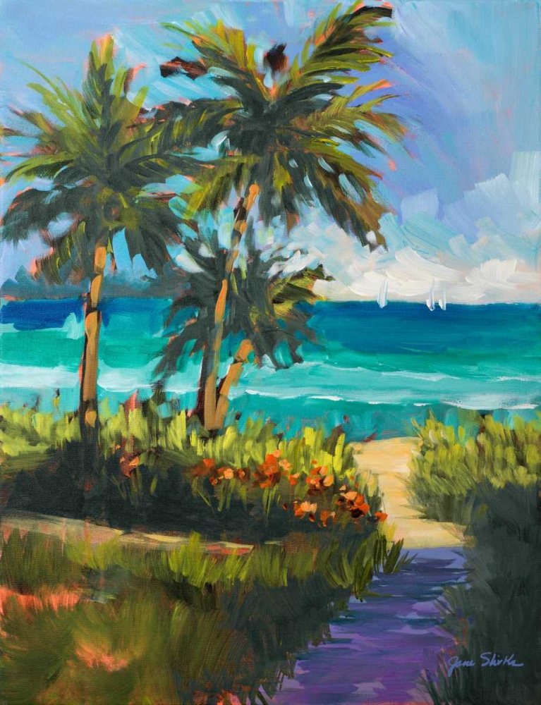 Caribbean View II art print by Jane Slivka for $57.95 CAD