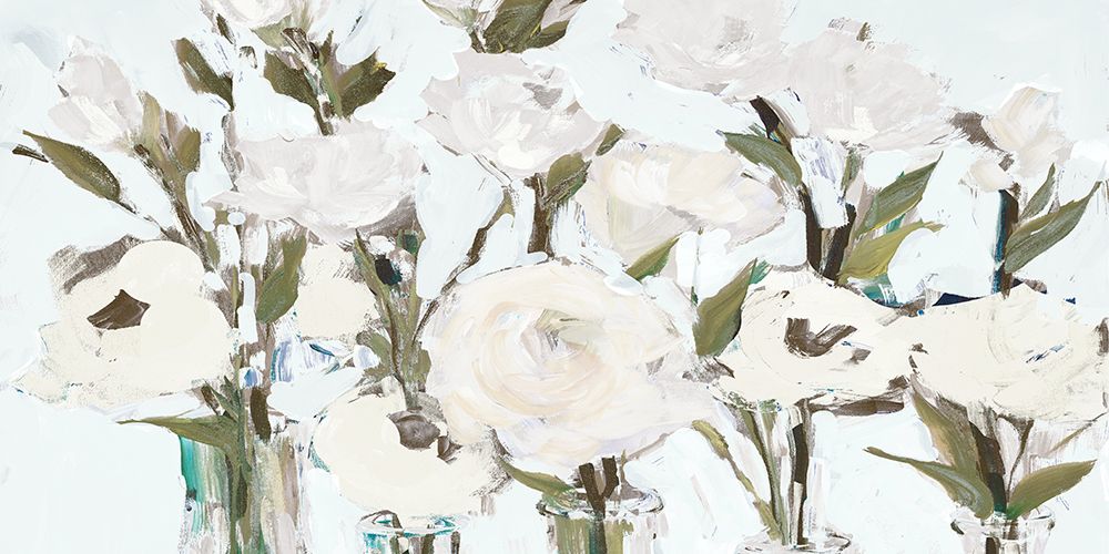 Romantic White Blossoms art print by Jane Slivka for $57.95 CAD