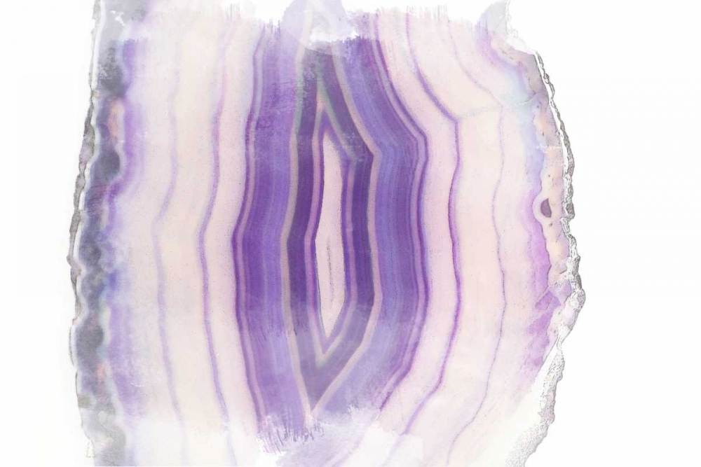 Purple Watercolor Agate II art print by Susan Bryant for $57.95 CAD