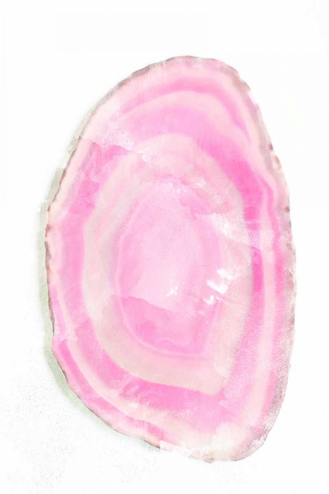 Pink Watercolor Agate I art print by Susan Bryant for $57.95 CAD