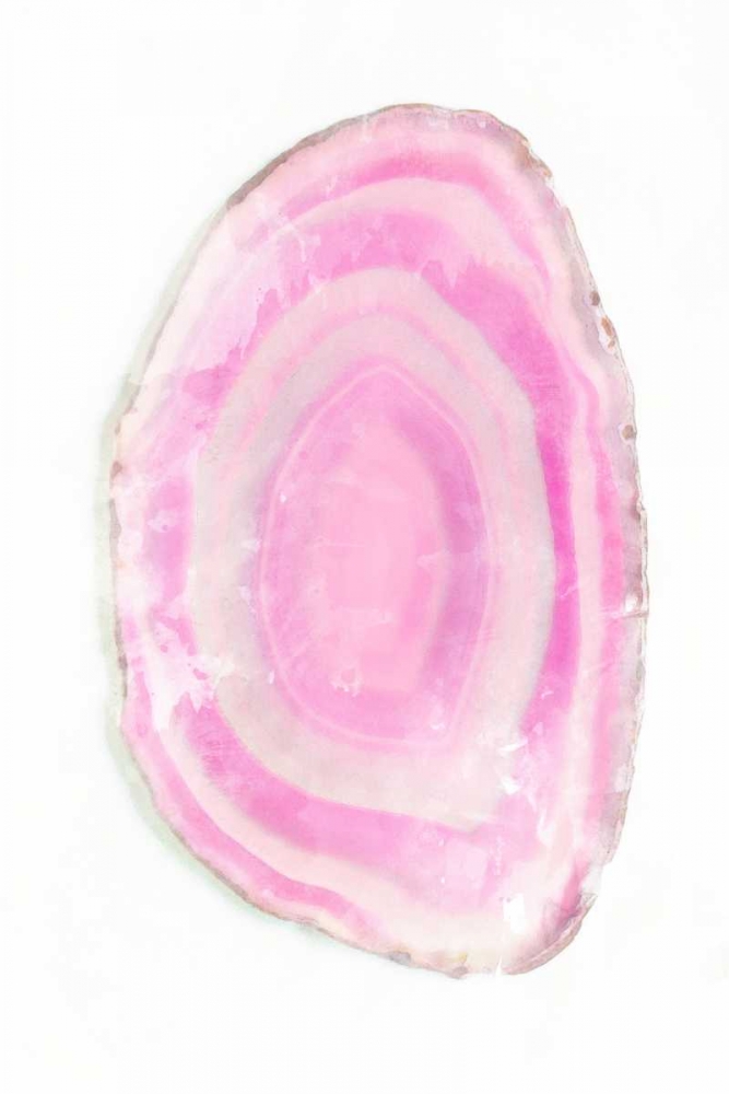Pink Watercolor Agate III art print by Susan Bryant for $57.95 CAD