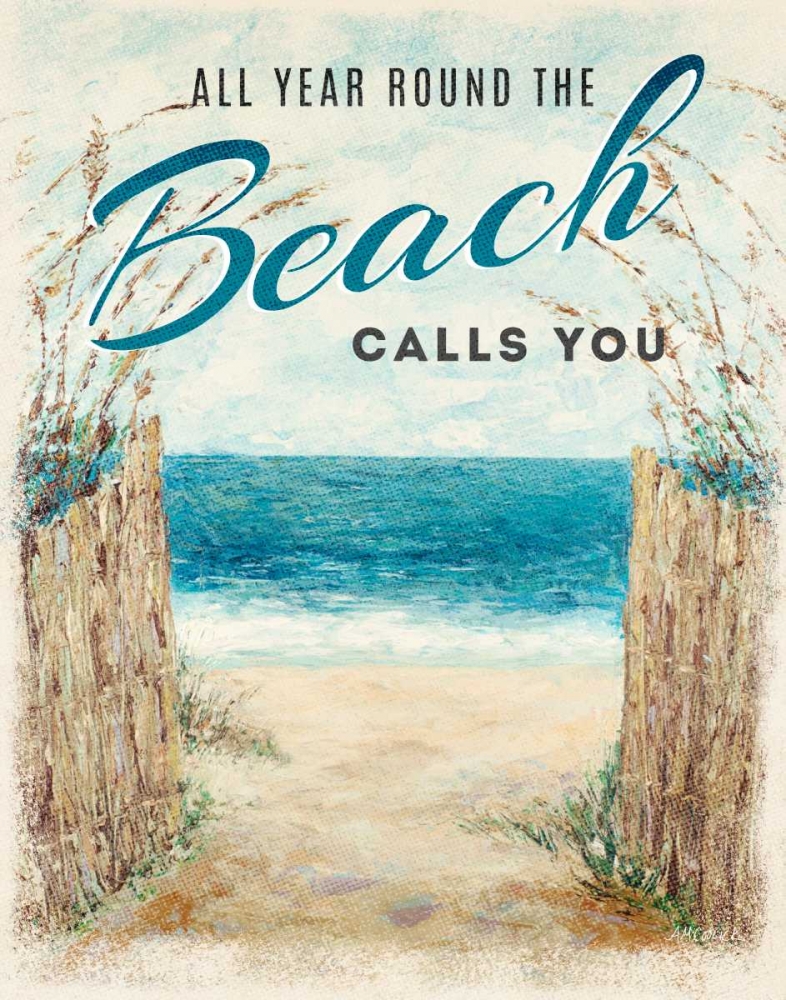 Beach Calls You art print by Ann Marie Coolick for $57.95 CAD