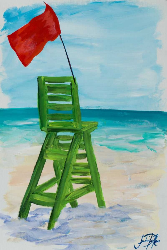 Lifeguard Post II art print by Julie DeRice for $57.95 CAD