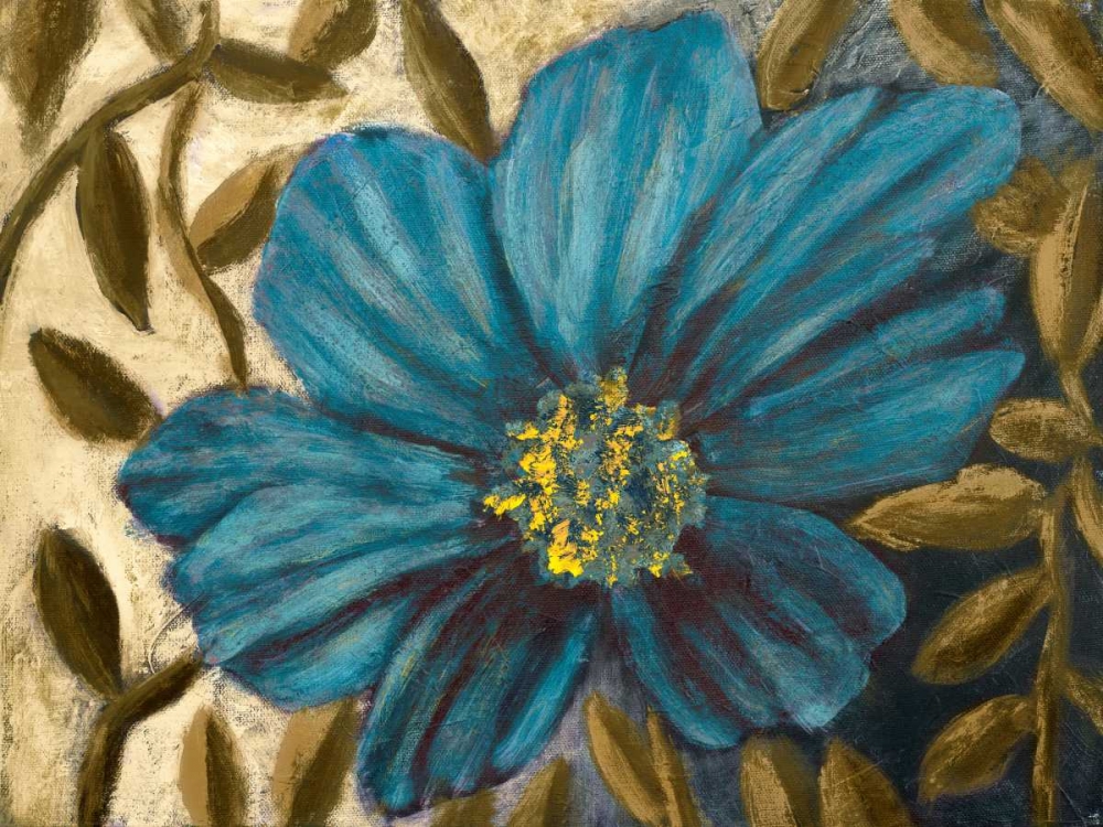 Simple Blue Garden I art print by Walt Johnson for $57.95 CAD