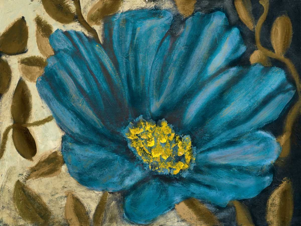 Simple Blue Garden II art print by Walt Johnson for $57.95 CAD