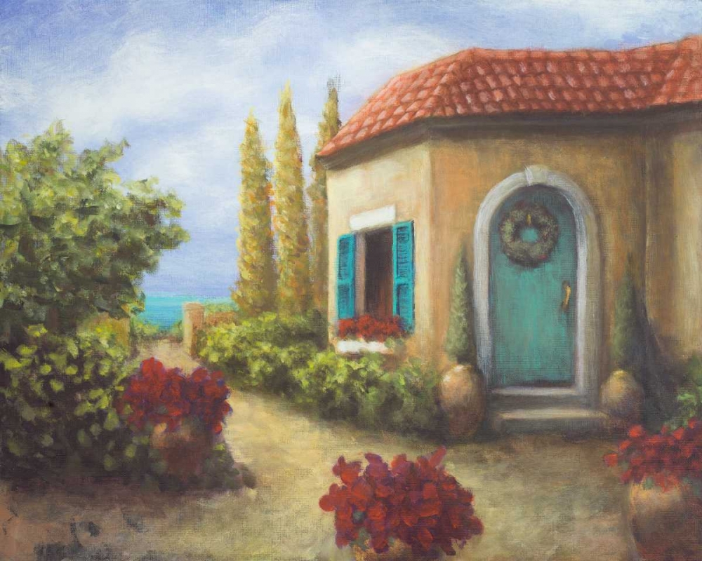 Front Garden Tuscan Dreams II art print by Walt Johnson for $57.95 CAD