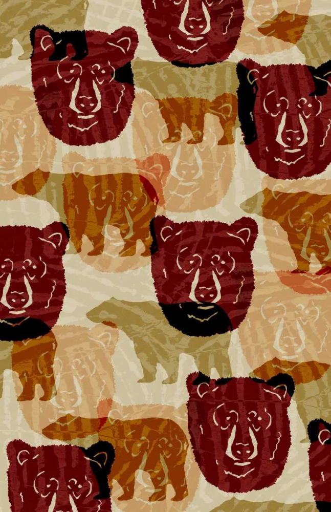 Nature Lodge Pattern I art print by Nicholas Biscardi for $57.95 CAD