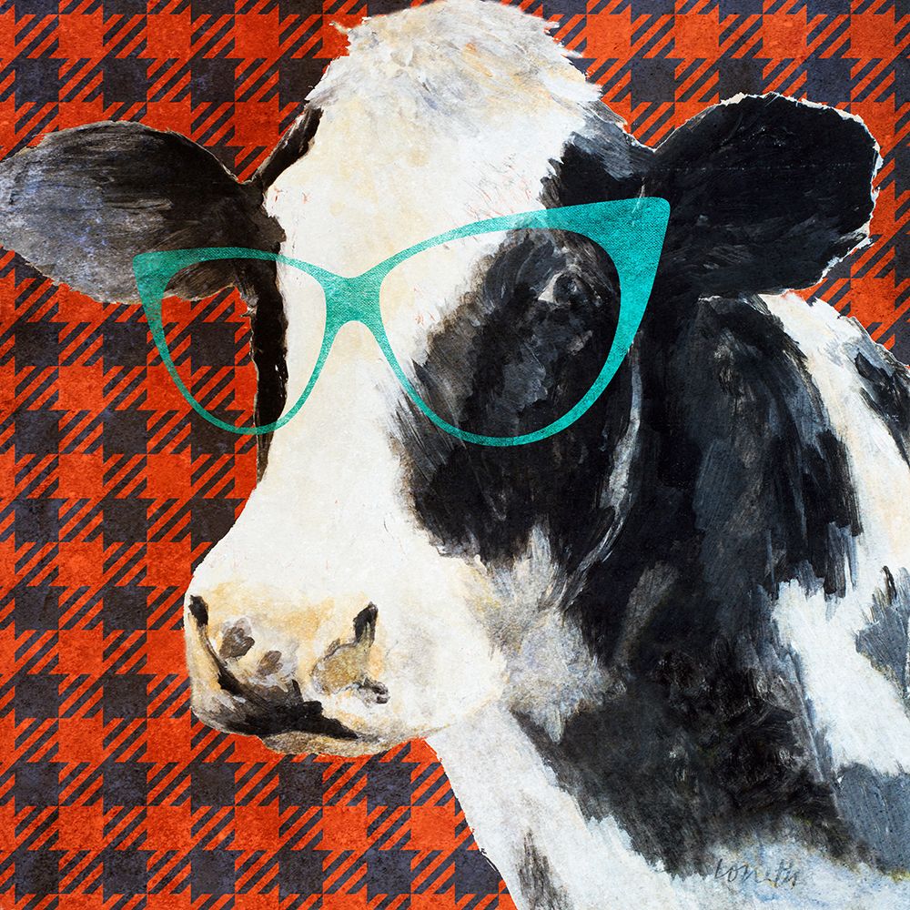 Cows with Shades II art print by Lanie Loreth for $57.95 CAD