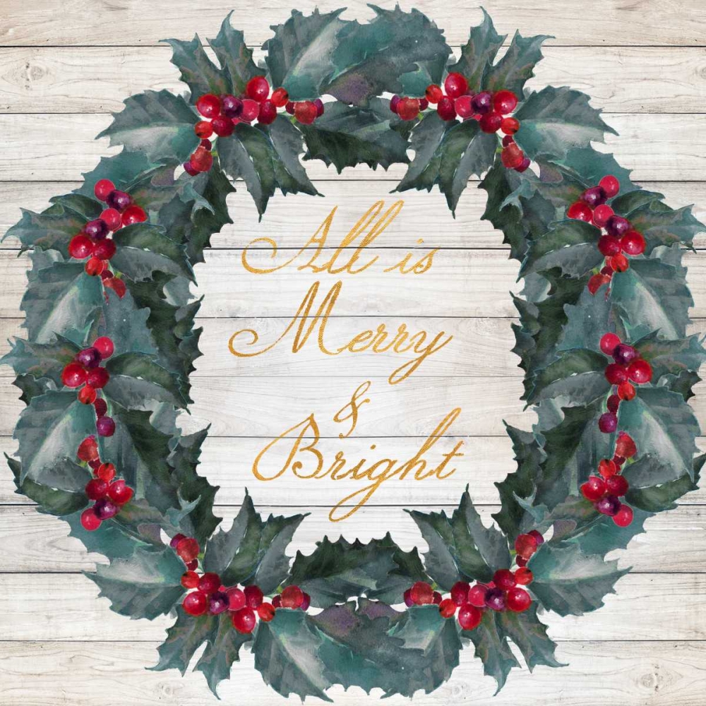 All Is Merry and Bright art print by Lanie Loreth for $57.95 CAD