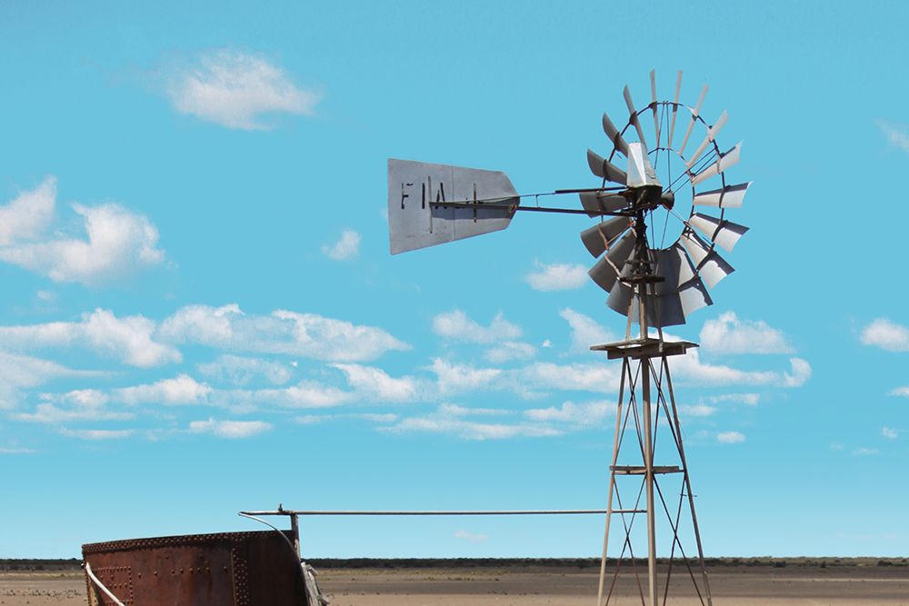 Windmill in the Field art print by Anna Coppel for $57.95 CAD
