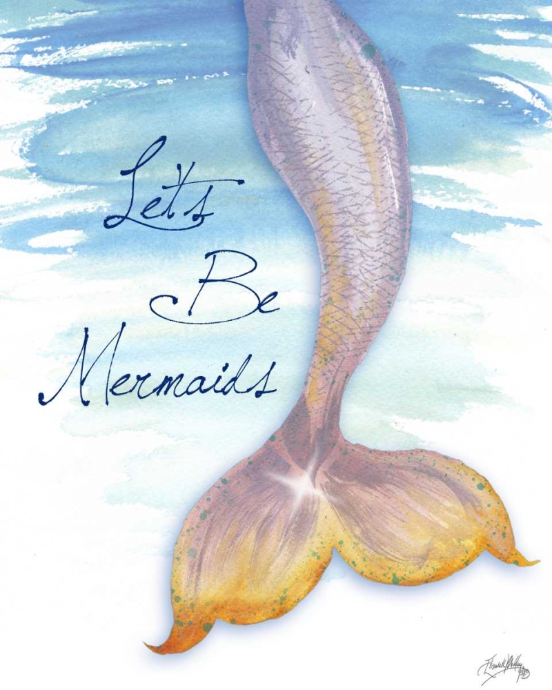 Mermaid Tail II art print by Elizabeth Medley for $57.95 CAD