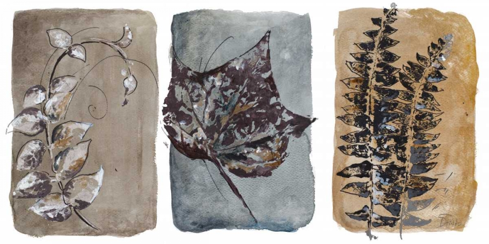 Watercolor Sepia Leaves I art print by Patricia Pinto for $57.95 CAD