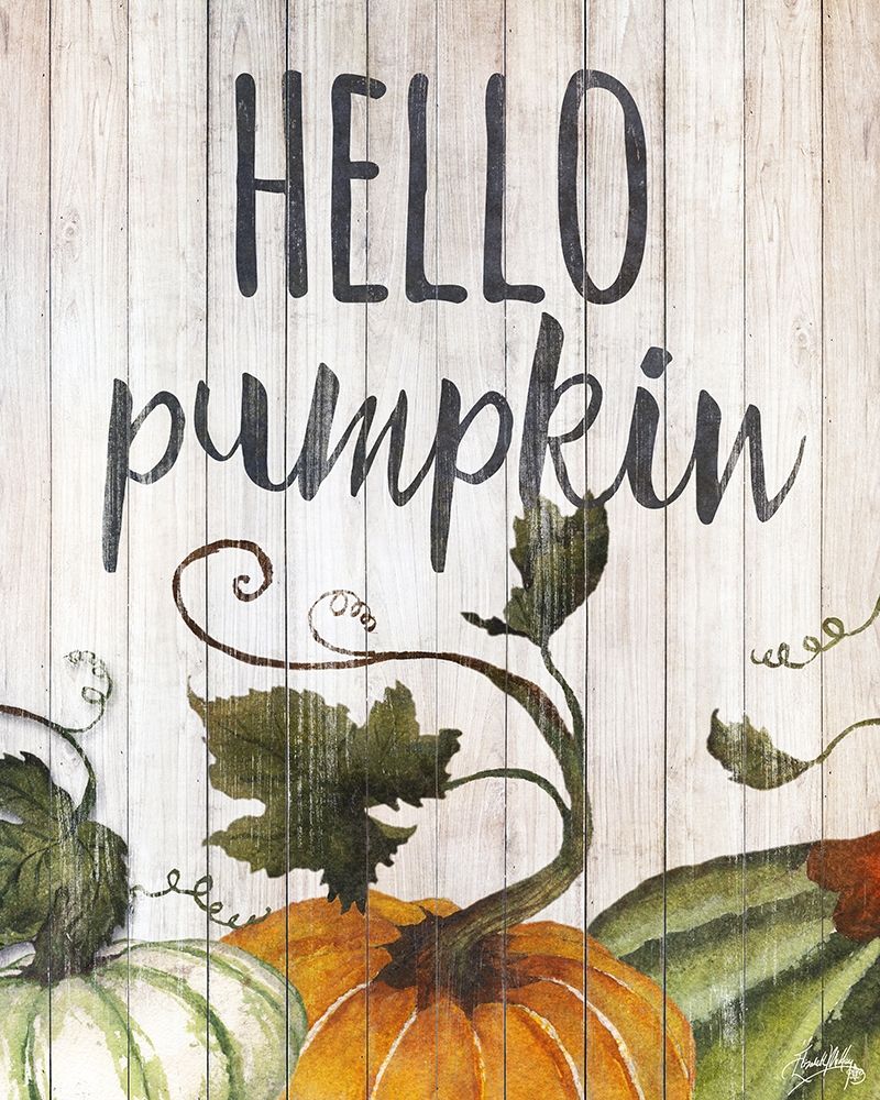 Hello Autumn Gourds I art print by Elizabeth Medley for $57.95 CAD