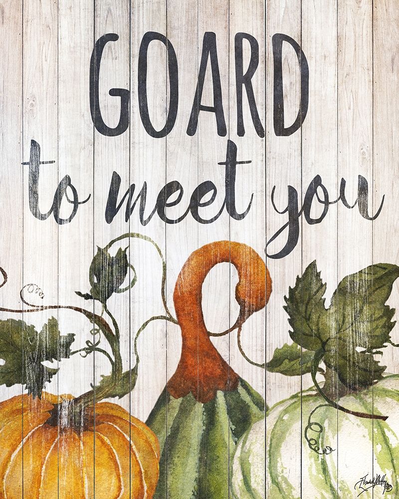 Hello Autumn Gourds II art print by Elizabeth Medley for $57.95 CAD