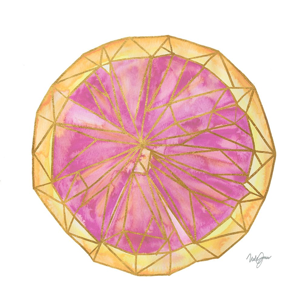 Origami Grapefruit art print by Nola James for $57.95 CAD