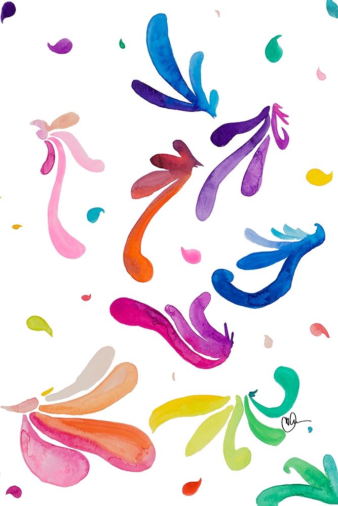 Color Party II art print by Kat Papa for $57.95 CAD