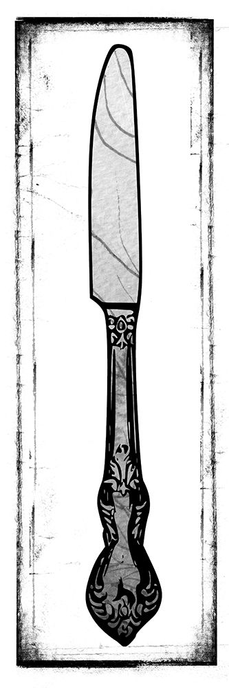 Bon Appetit Knife art print by Elizabeth Medley for $57.95 CAD