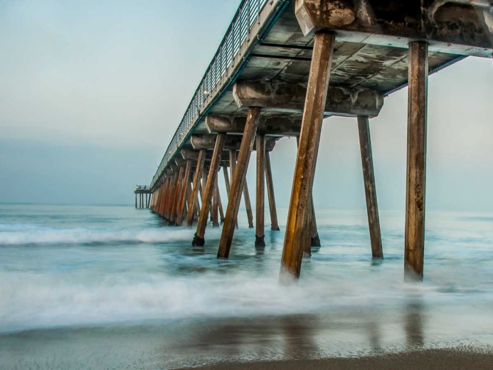 The Coastal Pier art print by Bill Carson Photography for $57.95 CAD