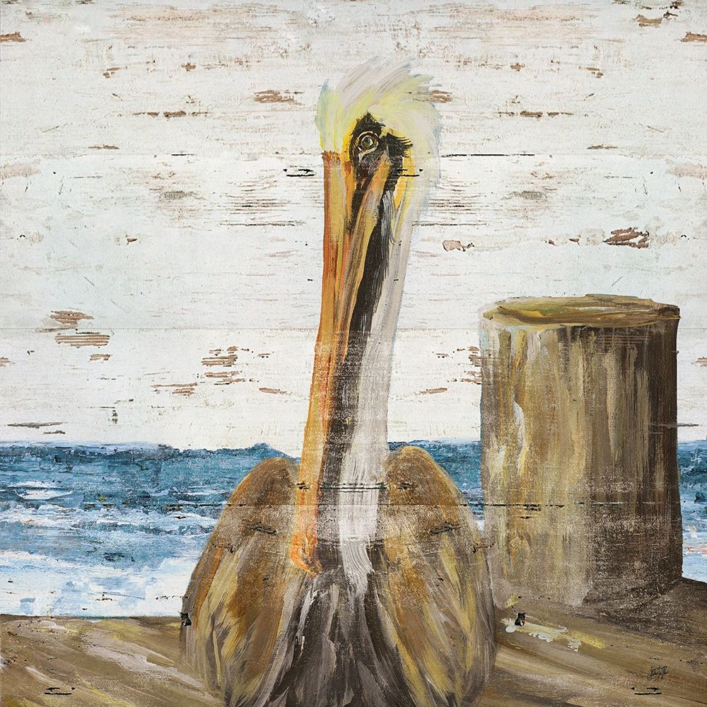 Pelican Watch II art print by Julie DeRice for $57.95 CAD