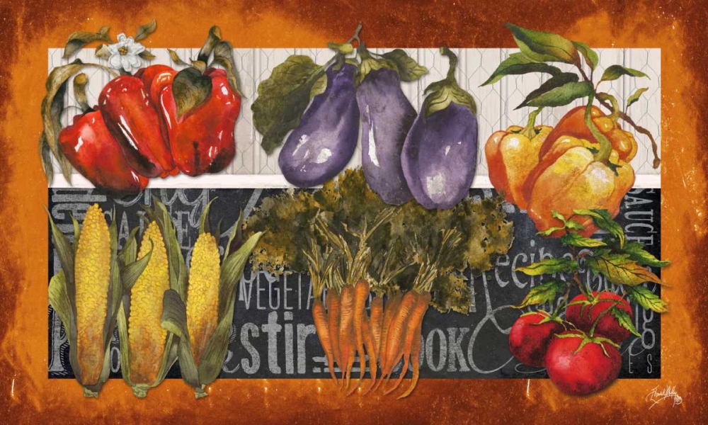 Vegetables Farm Fresh art print by Elizabeth Medley for $57.95 CAD