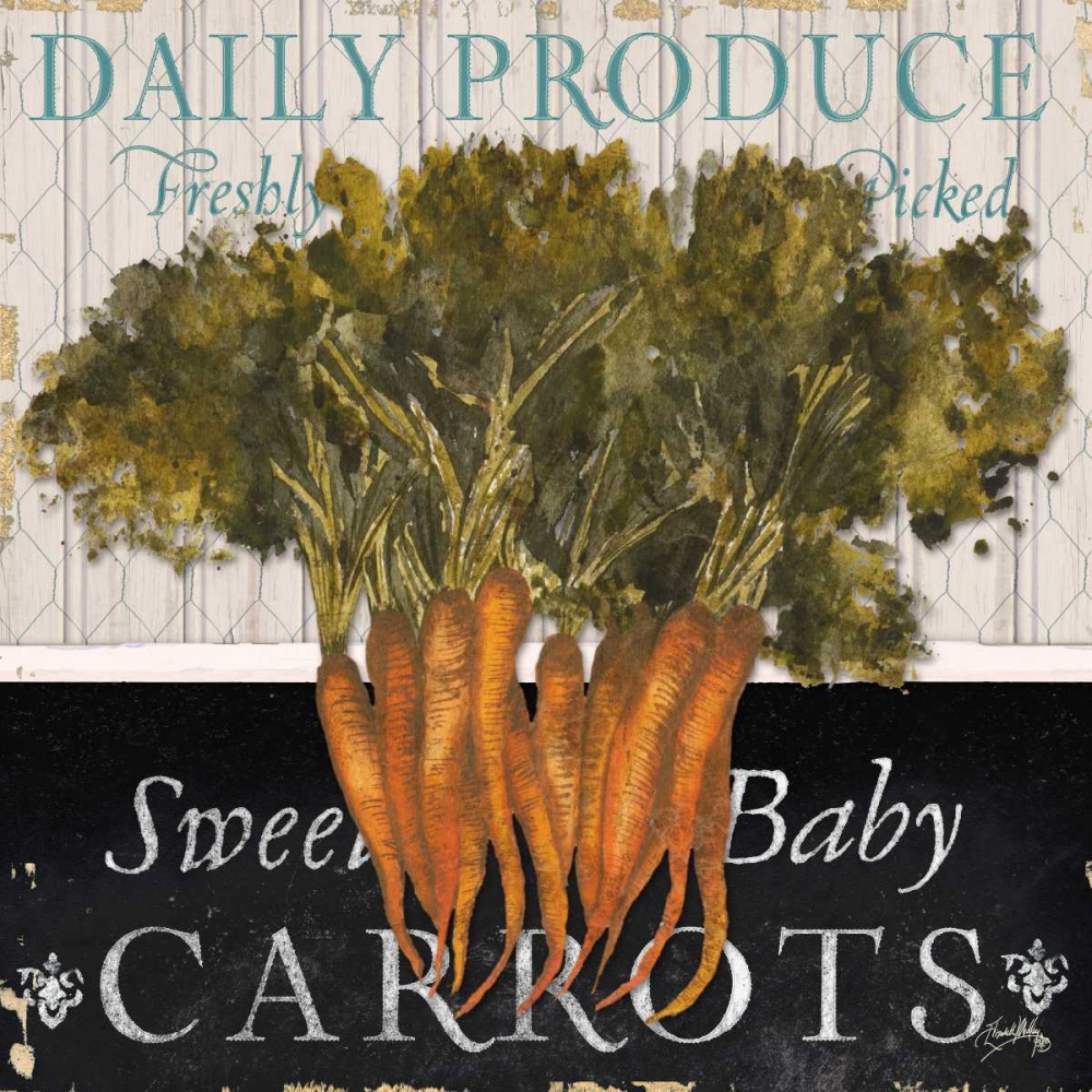 Vegetable Farm Fresh II art print by Elizabeth Medley for $57.95 CAD