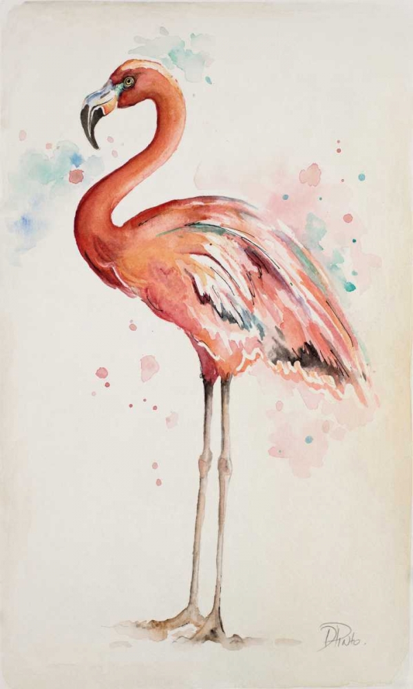 Flamingo I art print by Patricia Pinto for $57.95 CAD
