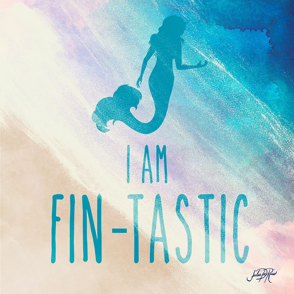 Fin-Tastic art print by Julie DeRice for $57.95 CAD