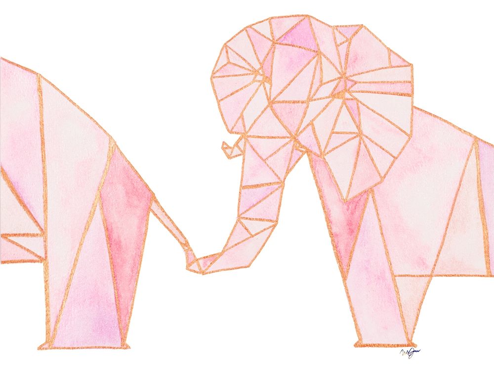 Follow The Elephant art print by Nola James for $57.95 CAD