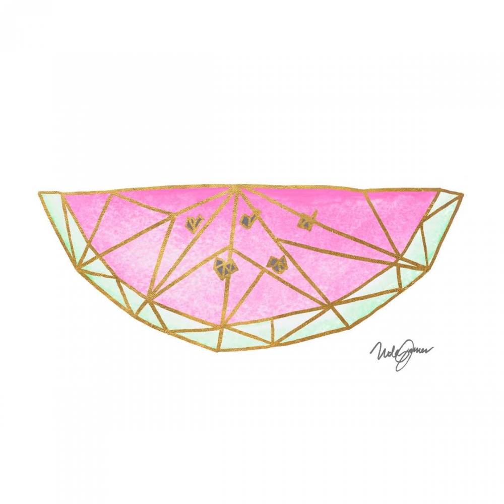 Origami Watermelon art print by Nola James for $57.95 CAD