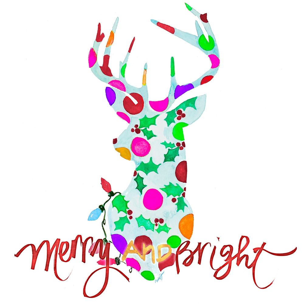 Merry Bright art print by Nola James for $57.95 CAD