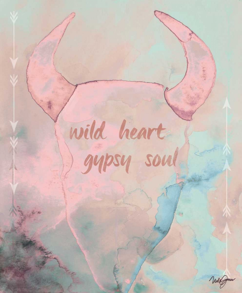 Wild Heart Gypsy Soul art print by Kat Papa for $57.95 CAD