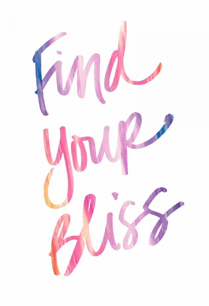 Find Your Bliss art print by Nola James for $57.95 CAD