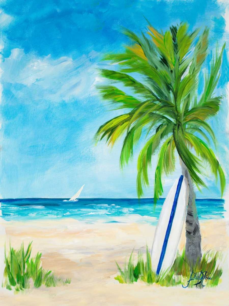 Tropical Surf I art print by Julie DeRice for $57.95 CAD