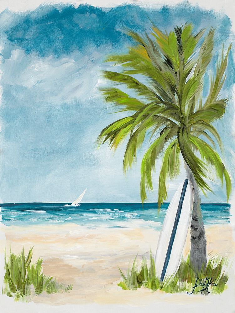 Cloudy Day In Paradise I art print by Julie DeRice for $57.95 CAD