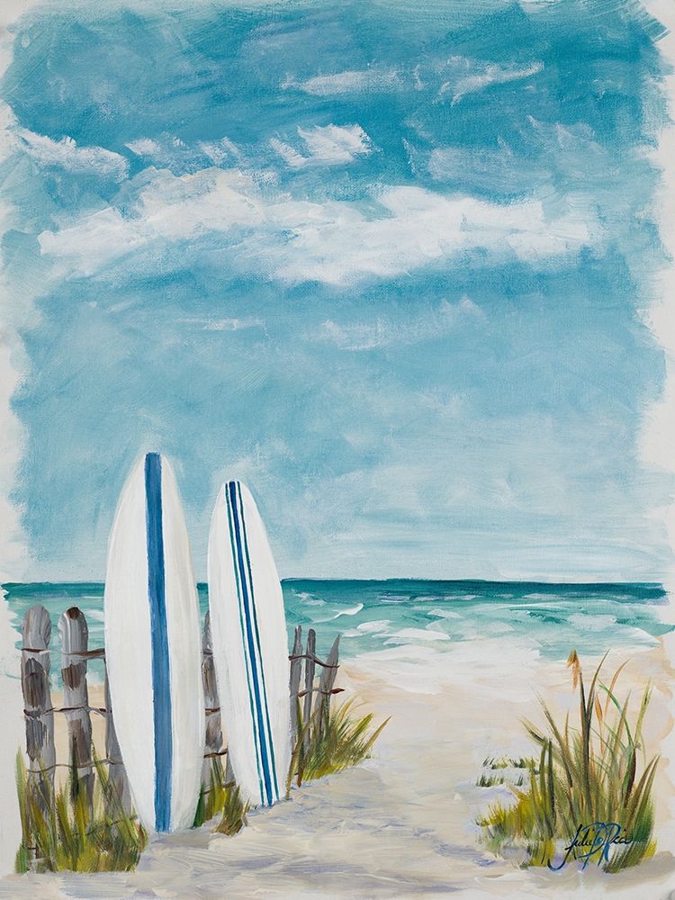 Cloudy Day In Paradise II art print by Julie DeRice for $57.95 CAD
