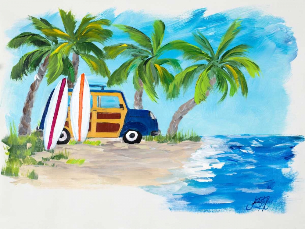 Tropical Vacation II art print by Julie DeRice for $57.95 CAD