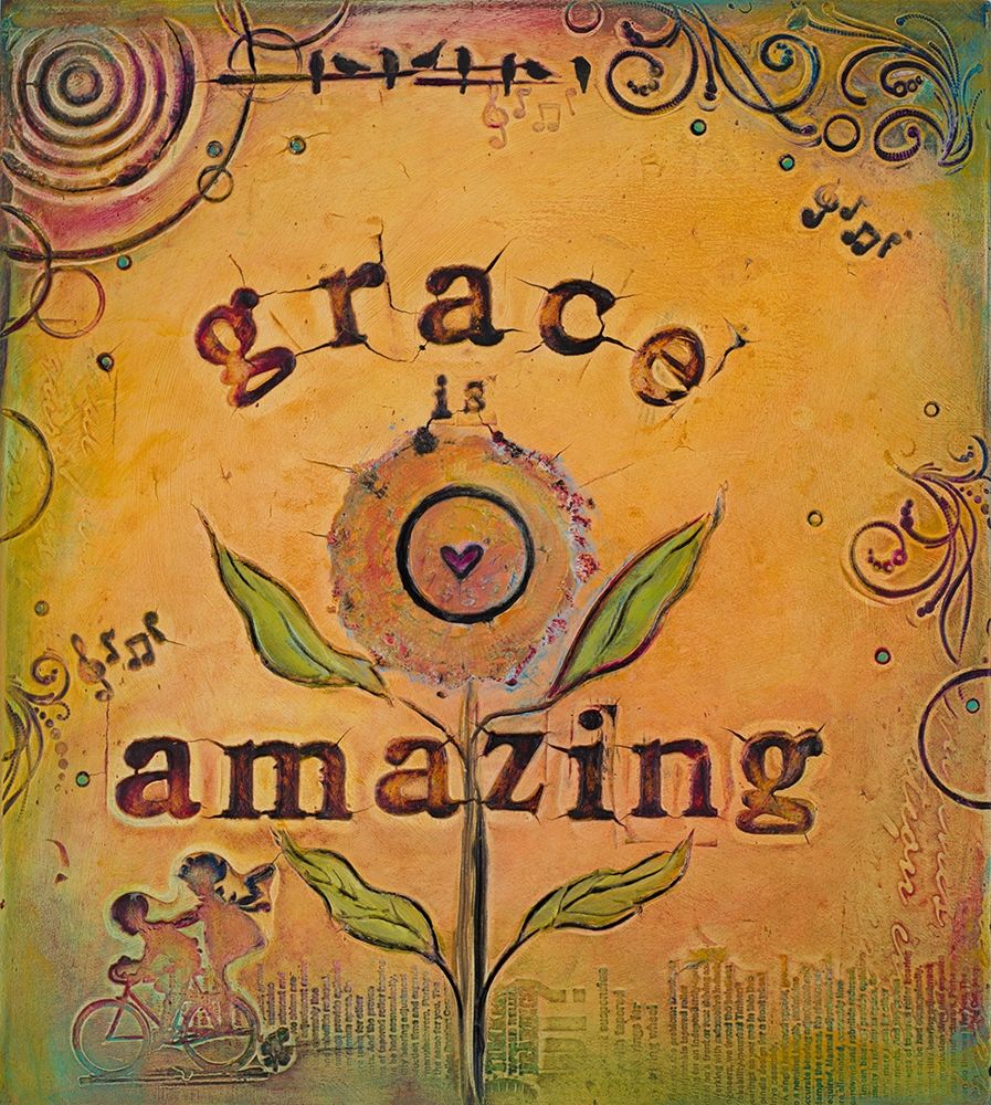 Grace is Amazing art print by Carolyn Kinnison for $57.95 CAD