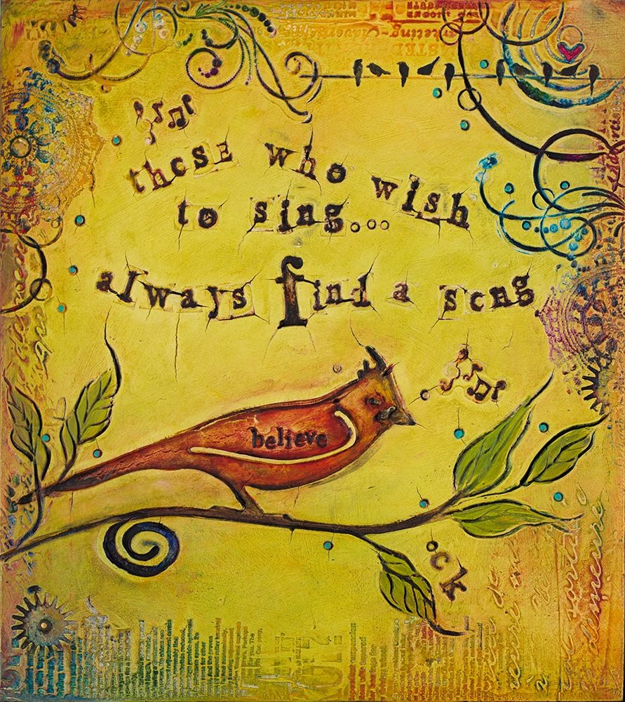 Wish to Sing art print by Carolyn Kinnison for $57.95 CAD