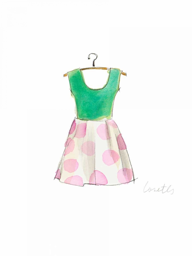 The Watercolor Dresses IV art print by Lanie Loreth for $57.95 CAD