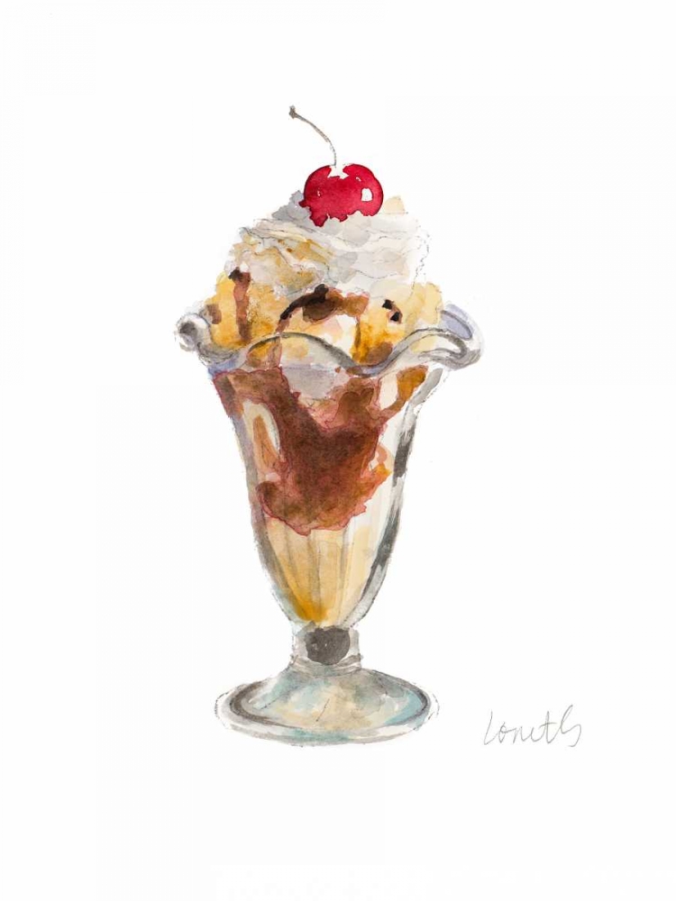 Water Color Cold Dessert I art print by Lanie Loreth for $57.95 CAD