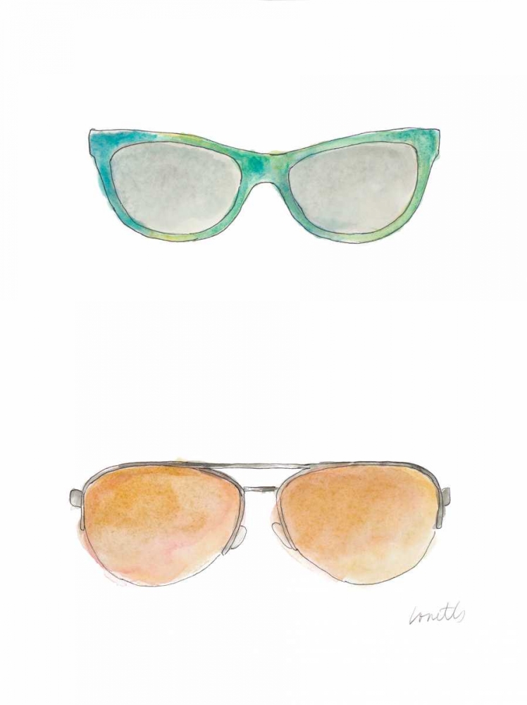 Water Color Sunglasses II art print by Lanie Loreth for $57.95 CAD