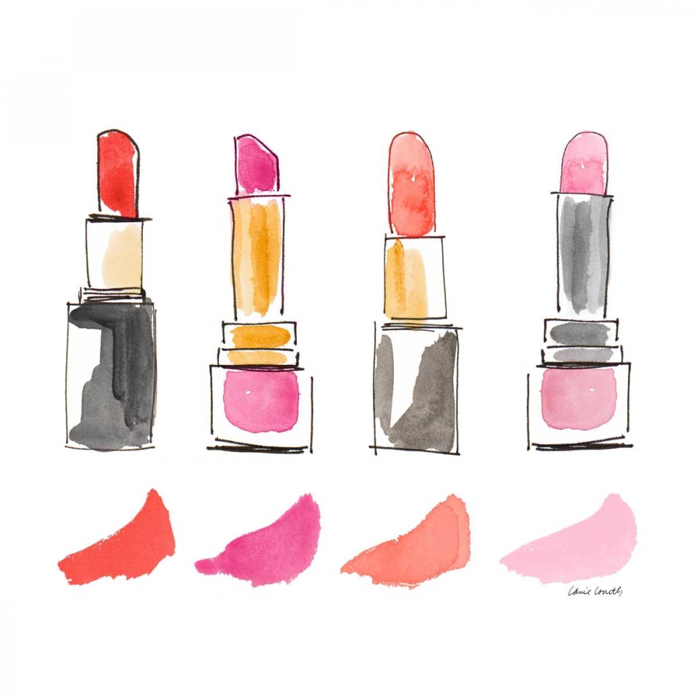 Beauty Products Square I art print by Lanie Loreth for $57.95 CAD