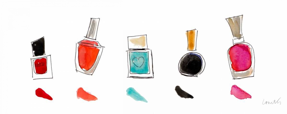 Water Color Make Up Panel II art print by Lanie Loreth for $57.95 CAD