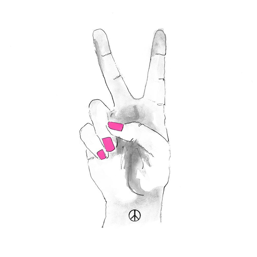 Peace in Pink art print by Lanie Loreth for $57.95 CAD