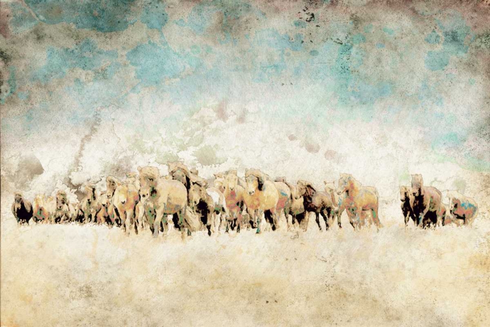 Roaming Horses art print by Ynon Mabat for $57.95 CAD
