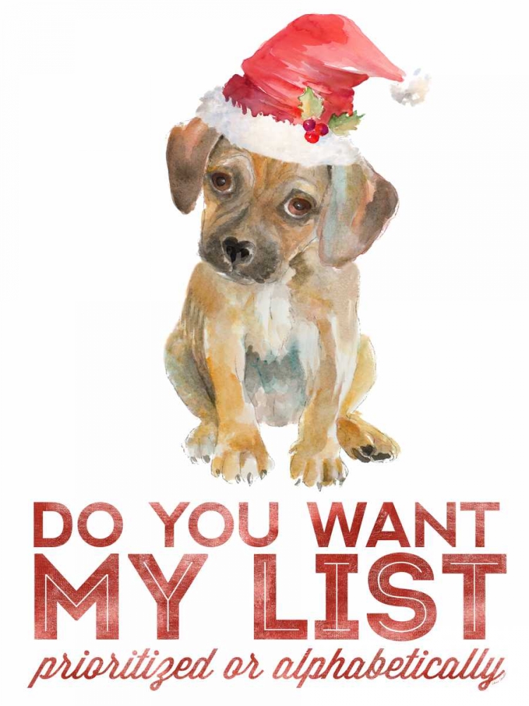 Christmas Retriever Puppy II art print by Lanie Loreth for $57.95 CAD